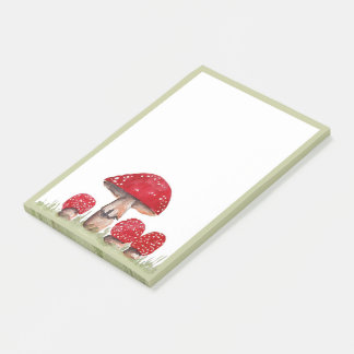 Toadstools Post-it Notes
