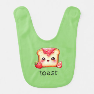 toast baby bib