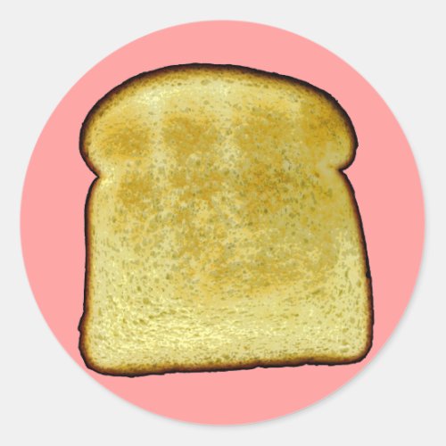 Toast Classic Round Sticker