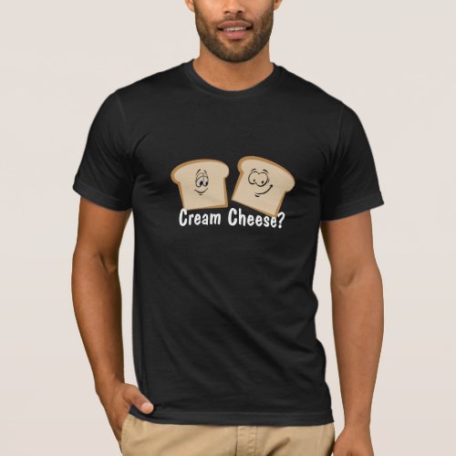 Toast Cream Cheese Funny Couples T_shirt design