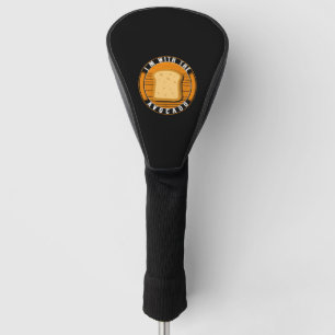 Toast Halloween Costume Shirt, I'm with the Golf Head Cover