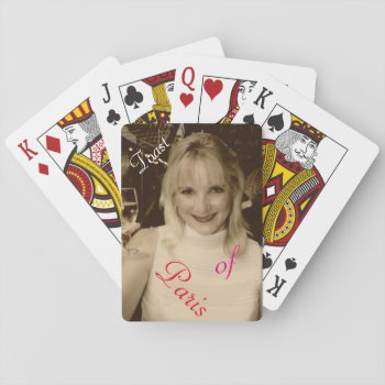'toast Of Paris' Playing Cards by SusanNuyt at Zazzle