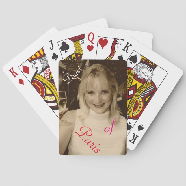 'Toast of Paris' Poker Cards (Back)