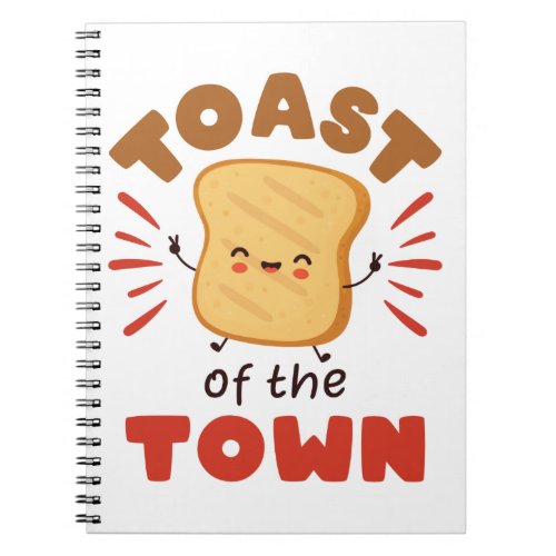 Toast of the Town Kawaii Bread Breakfast Notebook