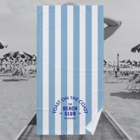 Toast On The Coast The Beach Club Blue Stripe