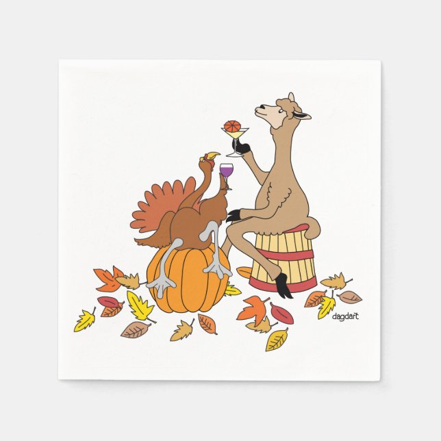 Toast Thanksgiving Napkin (Front)