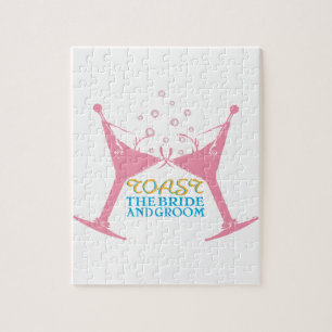 Toast The Bride And Groom Jigsaw Puzzle