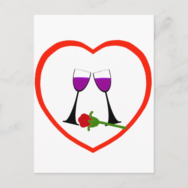 Toast to Love Postcard (Front)