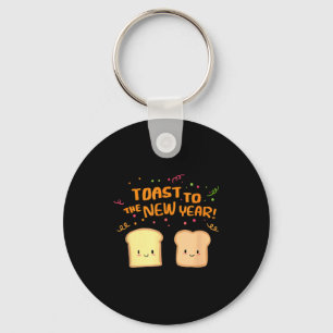 Toast To New Year Funny And Keychain