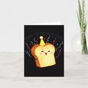 Toast To The New Year Pun  Card