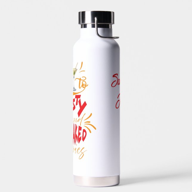 Toast To Toasty Toes And Customizable Water Bottle (Left)