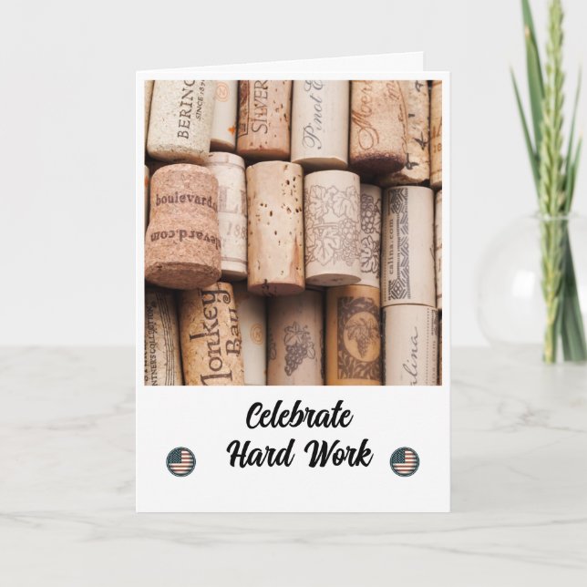 Toast to Your Hard Work - Labor Day Card (Front)