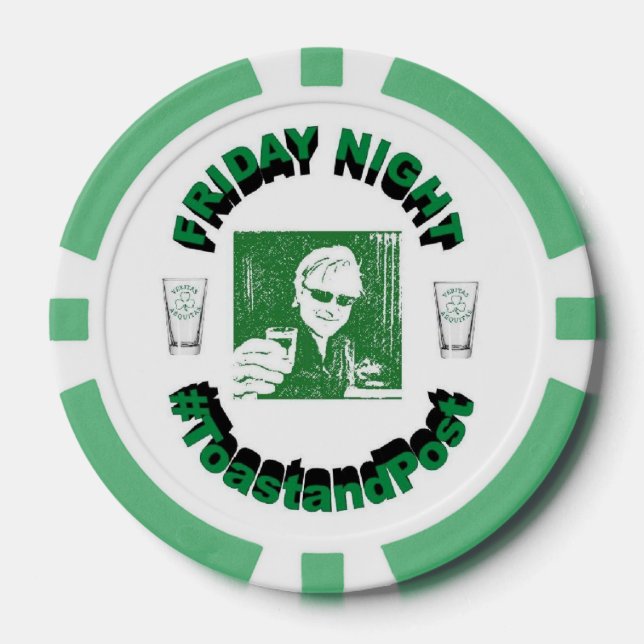 #ToastandPost Poker Chip (Front)