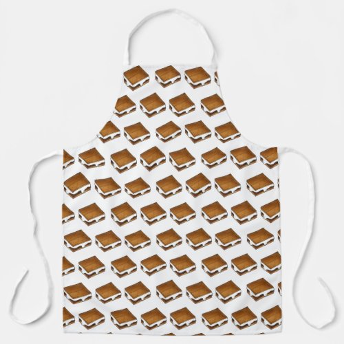Toasted Marshmallow Camp Campfire Fire Smores Apron