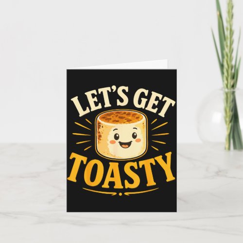 Toasted marshmallow campfire  card