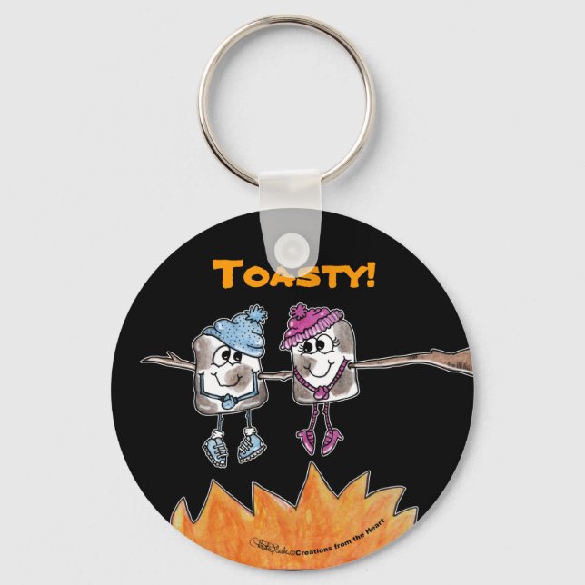 Toasted Marshmallows Keychain (Front)