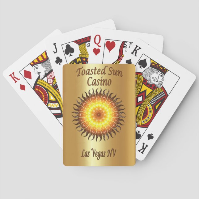 Toasted Sun Casino Las Vegas NV ~  Poker Cards (Back)