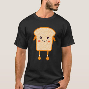 Toasted Toast Bread Sliced Bread Breakfast Food T-Shirt