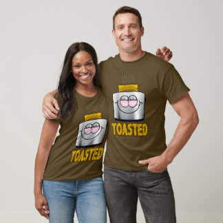 TOASTED Toaster Screwball Graphics T-Shirt