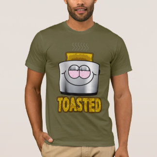 TOASTED Toaster Screwball Graphics T-Shirt