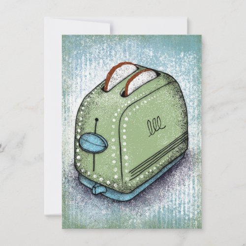 Toaster Greeting Card