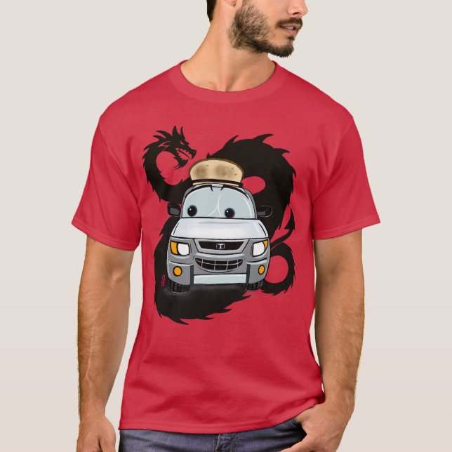 Toaster on the Dragon T-Shirt (Front)