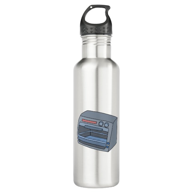 Toaster Oven Stainless Steel Water Bottle (Front)