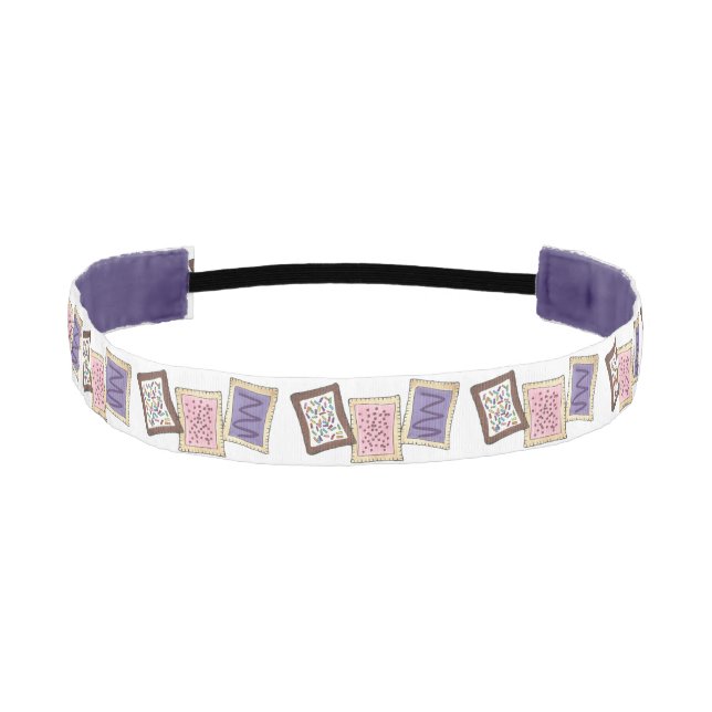 Toaster Pastries Breakfast Pastry Junk Food Foodie Athletic Headband (Front)