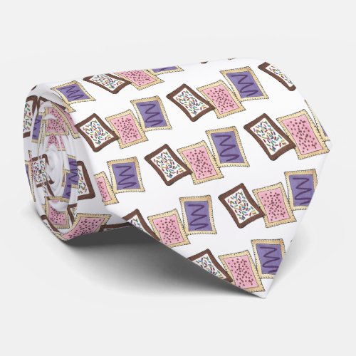 Toaster Pastries Breakfast Pastry Junk Food Foodie Neck Tie