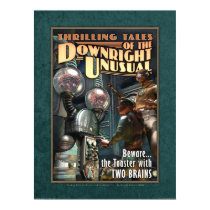 Toaster With TWO BRAINS Poster (18x24")