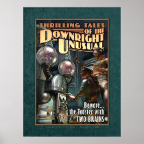 Toaster With TWO BRAINS Poster (18x24