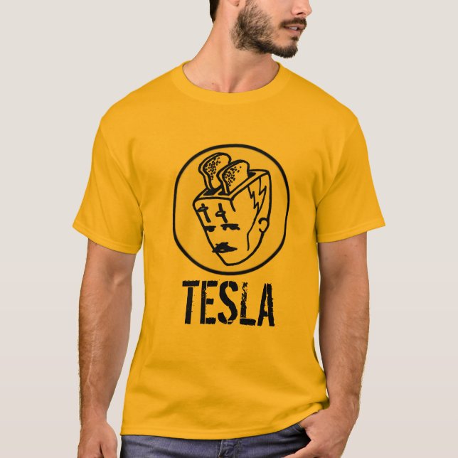 Toasterhead Tesla Transparent T-Shirt (Front)