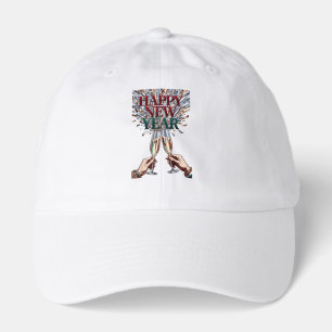 Toasting Hands T-Shirt, Confetti Shower Premium Hat