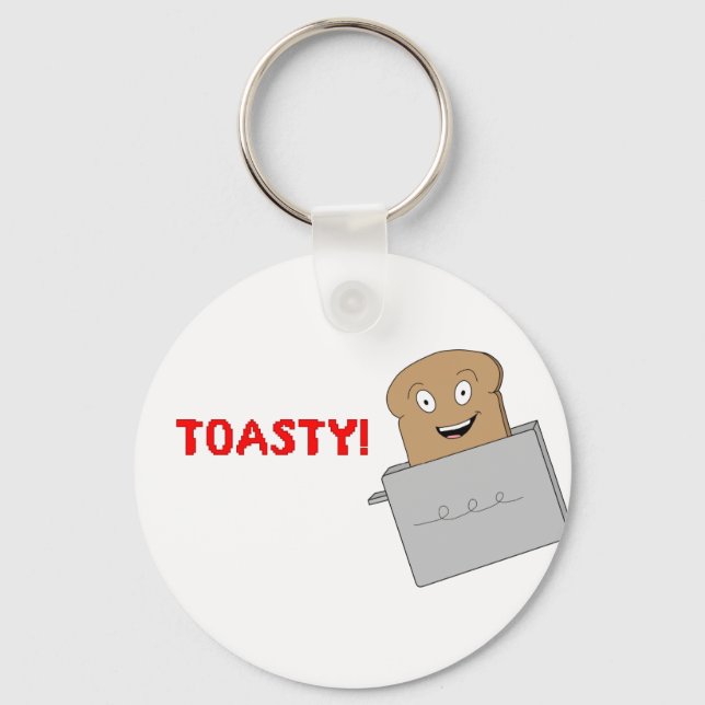 Toasty Keychain (Front)