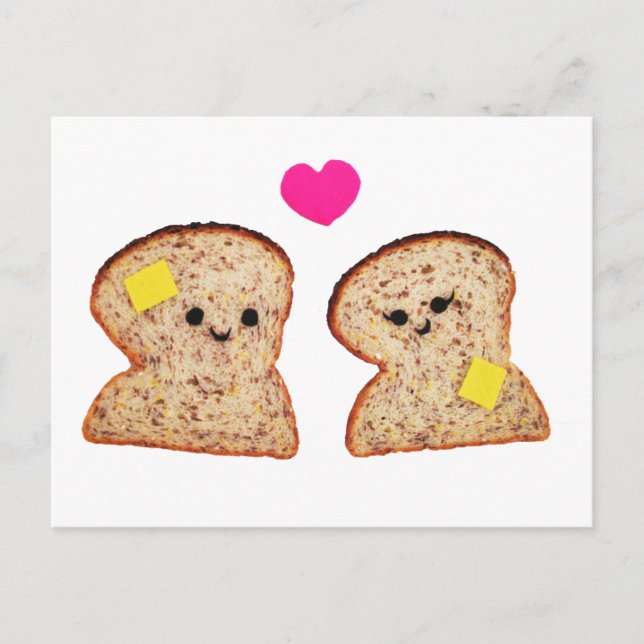 Toasty Love Postcard (Front)
