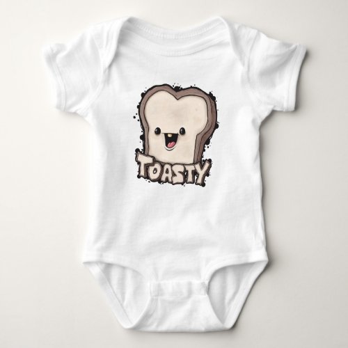 Toasty The Tasty Piece Of Toast Baby Bodysuit