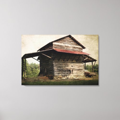 Tobacco Barn Canvas Print