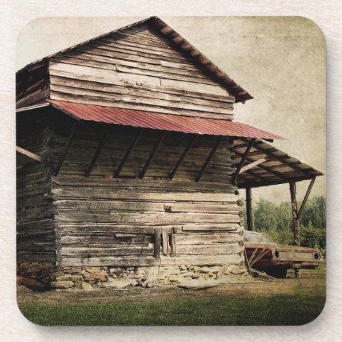 Tobacco Barn Coaster