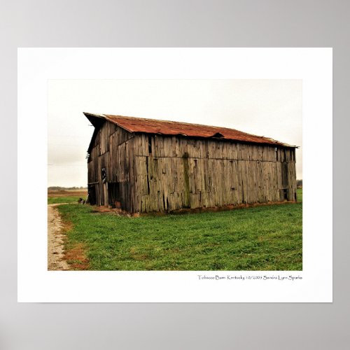 Tobacco Barn Poster