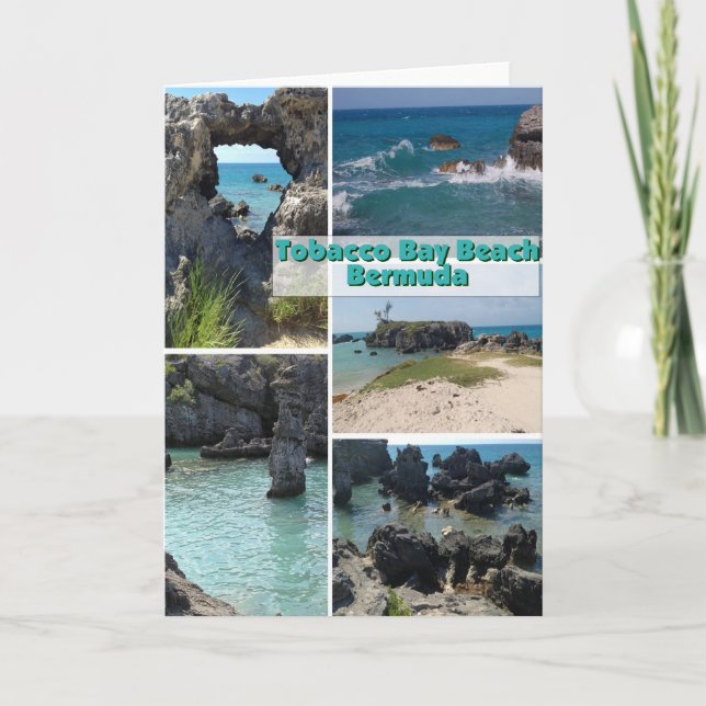 Tobacco Bay Beach, Bermuda greeting card (Front)