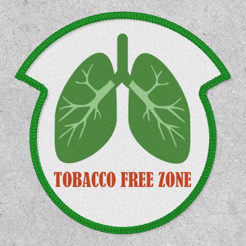 Tobacco Free Zone Patch