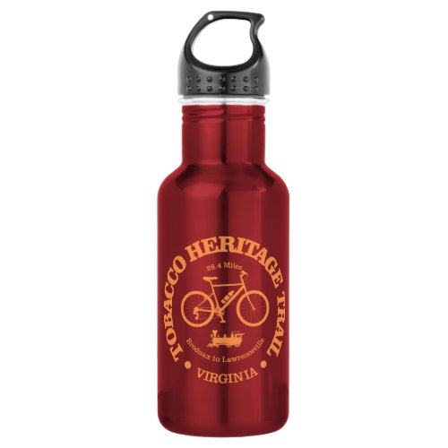 Tobacco Heritage Trail cycling Stainless Steel Water Bottle