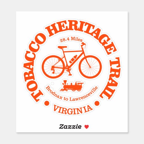 Tobacco Heritage Trail cycling Sticker