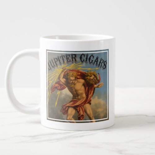 Tobacco Label 1868 Giant Coffee Mug