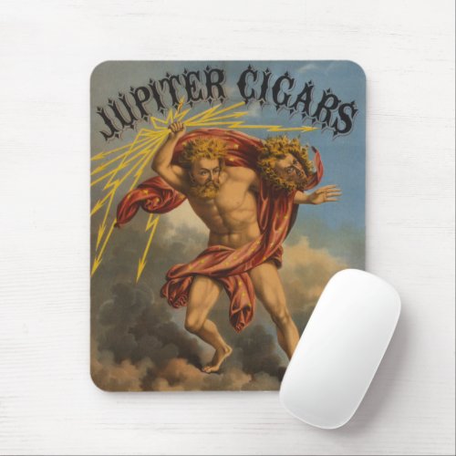 Tobacco Label 1868 Mouse Pad