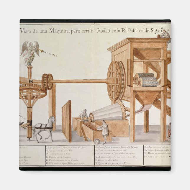 Tobacco Sieving Machine from the Royal Tobacco Magnet (Front)
