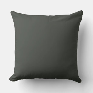 Tobacco Solid Color Throw Pillow