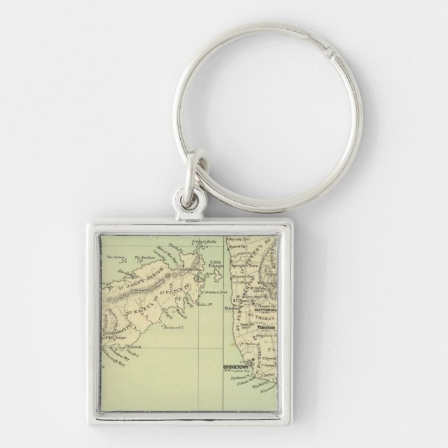 Tobago Barbados Keychain (Front)