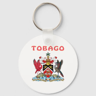 Tobago Coat Of Arms Keychain