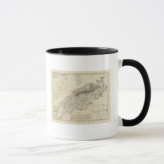 Tobago from actual surveys and observations mug (Right)